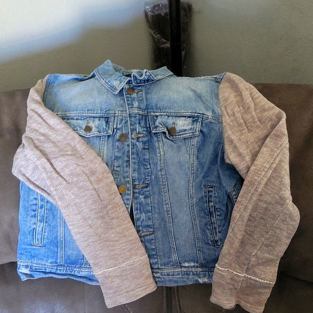 XL Black Rivet women's denim jacket